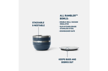 Image of Yeti Rambler 1 Qt Bowl, Navy, 1 QT, 21071505266