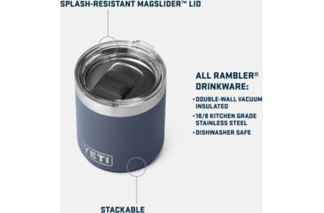 Image of Yeti Rambler 10 oz Lowball 2.0, Charcoal, 10 oz, 21071501964