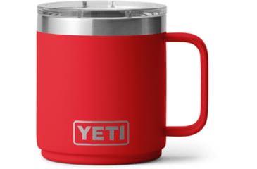Image of Yeti Rambler 10 oz Stackable Mug w/Durasip Ceramic Lining, Rescue Red, 21071507350