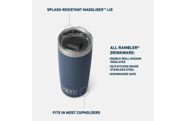 Image of Yeti Rambler 10 oz Tumbler, Charcoal, 10 oz, 21071501166