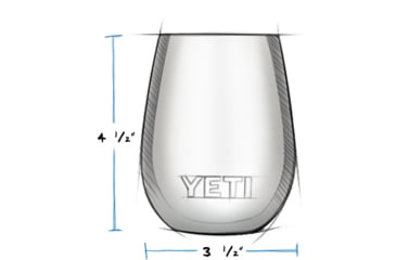 Image of Yeti Rambler 10 oz Wine Tumbler, Stainless, 21071300065