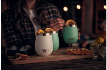 Image of Yeti Rambler 10 oz Wine Tumbler w/DuraSip Ceramic Lining, White, 21071507400