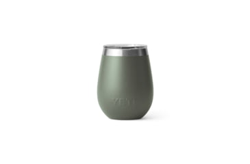 Image of Yeti Rambler 10 oz Wine Tumbler with MagSlider Lid, CampGreen, 21071501686