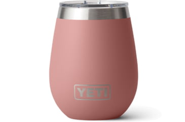 Image of Yeti Rambler 10 oz Wine Tumbler with MagSlider Lid, Sandstone Pink, 21071504468