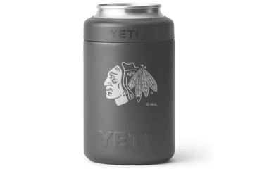 Image of Yeti Rambler 12 oz Colster 2.0 Can Cooler, Black/NHL Blackhawks, 28100007356