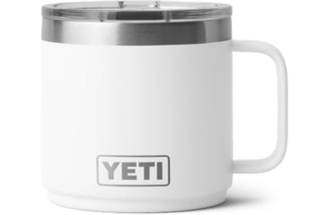 Image of Yeti Rambler 14 oz Stackable Mug w/Durasip Ceramic Lining, White, 21071507363