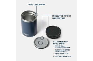 Image of Yeti Rambler 16 oz Food Jar, Navy, 21071504512