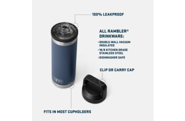 Image of Yeti Rambler 18 oz Bottle with Chug Cap, Cape Taupe, 21071503591