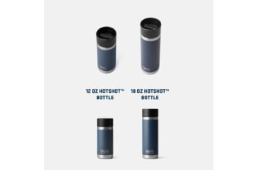 Image of Yeti Rambler 18 oz Bottle with HotShot Cap, Charcoal, 18 oz, 21071501172