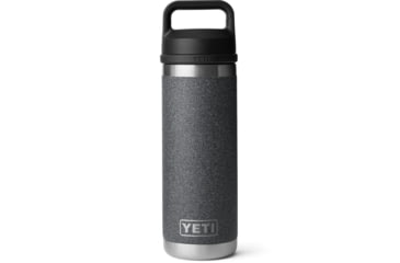 Image of Yeti Rambler 18 oz Water Bottle w/Chug Cap, Black Stone, 21071507596