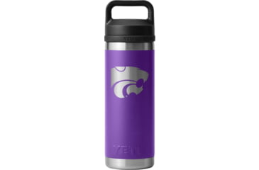 Image of Yeti Rambler 18 oz Water Bottle w/Chug Cap, Purple/NCAA Kansas State, 28100006817