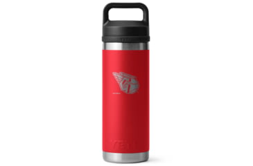 Image of Yeti Rambler 18 oz Water Bottle w/Chug Cap, Red/MLB Guardians, 28100006835