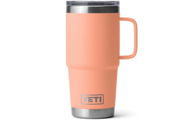 Image of Yeti Rambler 20 oz Travel Mug, Lowcountry Peach, 21071505468