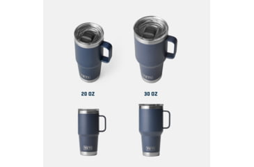 Image of Yeti Rambler 20 oz Travel Mug, Rescue Red, 21071503878