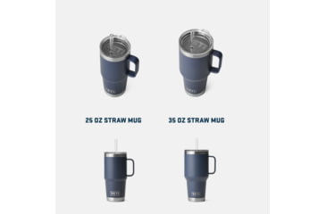 Image of Yeti Rambler 25 oz Straw Mug, Rescue Red, 21071501894