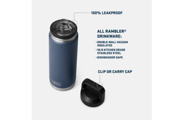 Image of Yeti Rambler 26 oz Bottle with Chug Cap, Lowcountry Peach, 21071505459