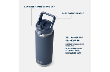 Image of Yeti Rambler 26 oz C Straw Bottle, Firefly Yellow, 26 oz, 21071504718