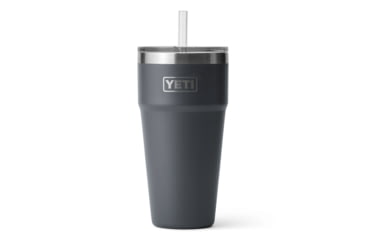 Image of Yeti Rambler 26 oz Straw Cup, Charcoal, 21071501189