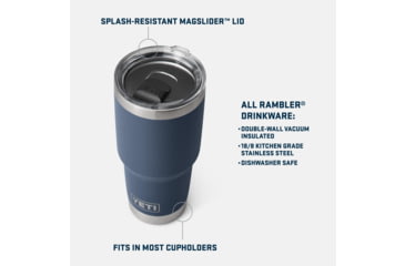 Image of Yeti Rambler 30 oz Tumbler MS, Firefly Yellow, 30 oz, 21071504720