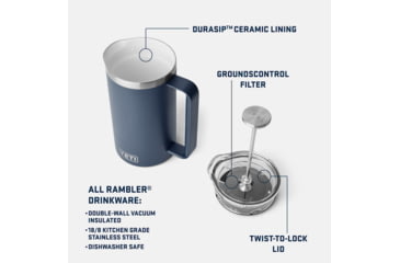 Image of Yeti Rambler 34 oz French Press White, White, 34 oz, 21071501847