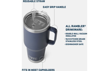 Image of Yeti Rambler 35 oz Straw Mug, White, 35 oz, 21071502253