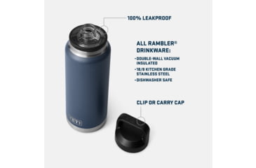 Image of Yeti Rambler 36 oz Bottle with Chug Cap, Firefly Yellow, 36 oz, 21071504725