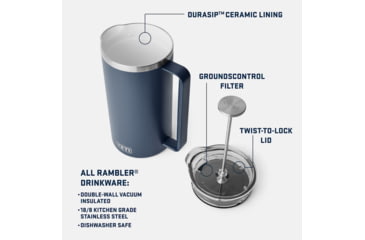 Image of Yeti Rambler 64 Oz French Press White, White, 64 oz, 21071501853