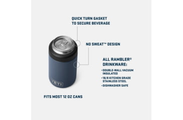 Image of Yeti Rambler Colster 2.0 Can Cooler, White, 21071503929