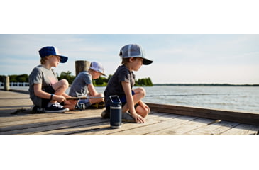 Image of Yeti Rambler Jr. 12 oz Bottle, Navy, 21071504060