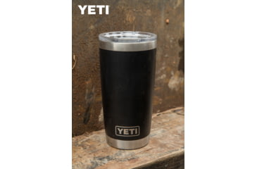 Image of Yeti Rambler Tumbler 20 oz w/Magslider Lid, Black YRAM20BK