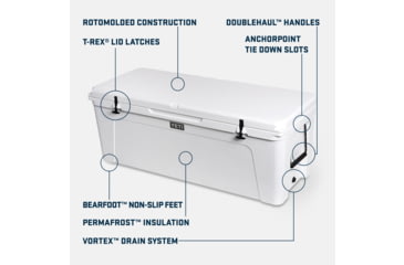 Image of Yeti Tundra 250 Hard Cooler, White, 10250020000