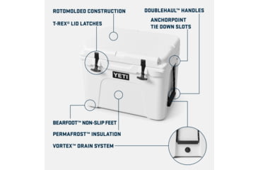 Image of Yeti Tundra 35 Hard Cooler, Big Sky Blue, 35 L, 10035450001