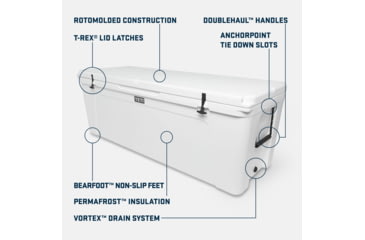 Image of Yeti Tundra 350 Hard Cooler, White, 10350020000