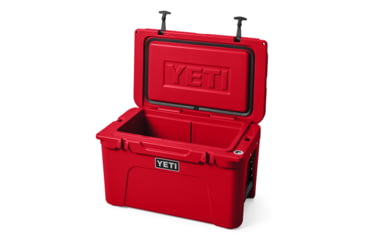 Image of Yeti Tundra 45 Hard Cooler, Rescue Red, 65 Quart, 10045350000