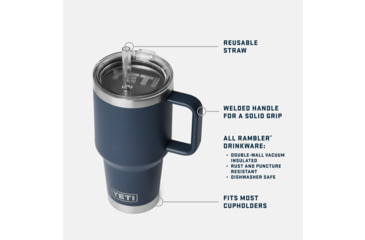 Image of Yeti Rambler 35 oz Mug 2.0 w/Straw Cap