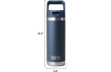 Image of Yeti Rambler 18 oz Water Bottle w/Straw Cap