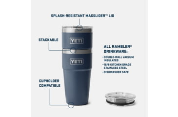 Image of Yeti Rambler 20 oz Stackable Cup w/Magslider Lid