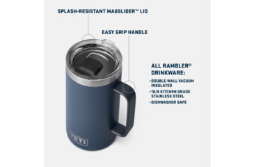 Image of Yeti Rambler 24 oz Mug w/MagSlider Lid