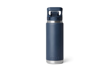 Image of Yeti Rambler 26 oz Water Bottle w/ Flip Chug Cap, Navy, 21071507032
