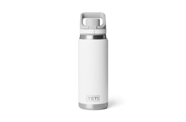 Image of Yeti Rambler 26 oz Water Bottle w/ Flip Chug Cap, White, 21071507033
