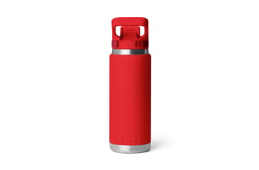 Image of Yeti Rambler 26 oz Water Bottle w/ Flip Chug Cap, Rescue Red, 21071507034