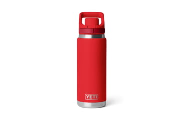 Image of Yeti Rambler 26 oz Water Bottle w/ Flip Chug Cap, Rescue Red, 21071507034