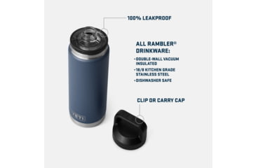 Image of Yeti Rambler 26 oz Water Bottle w/Chug Cap