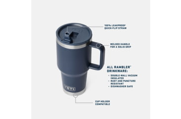 Image of Yeti Rambler 30 oz Travel Mug w/Straw Lid