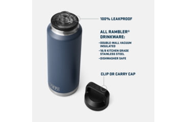 Image of Yeti Rambler 46 oz Water Bottle w/Chug Cap