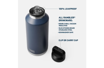 Image of Yeti Rambler 64 oz Water Bottle w/Chug Cap