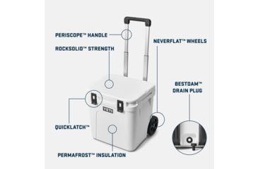 Image of Yeti Roadie 48 Quart Wheeled Hard Cooler