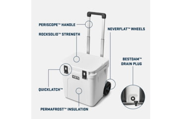 Image of Yeti Roadie 48 Quart Wheeled Hard Cooler