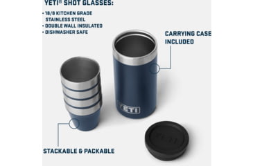 Image of Yeti Shot Glasses And Case