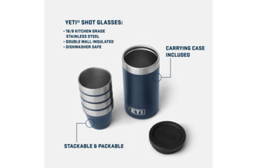 Image of Yeti Shot Glasses And Case